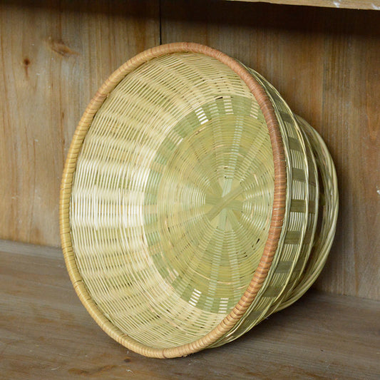 Handmade Bamboo Basket Storage Basket Household