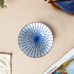 Caspian Cobalt Blue White Soup Bowl 200ml Nestasia