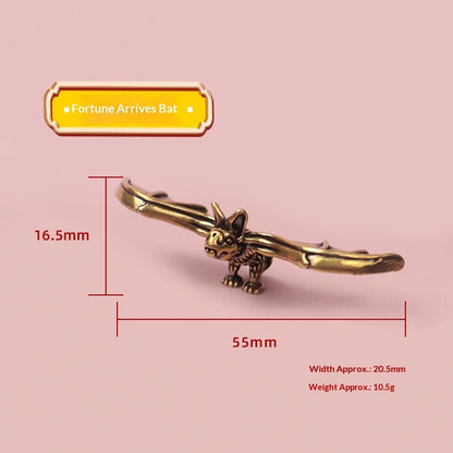 Creative Bat Figurine Brass Craftwork