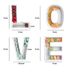 Alphabet Plates Set Nestasia