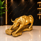 Brass Decorative Bull Statue (15 Inch) Vedansh Craft
