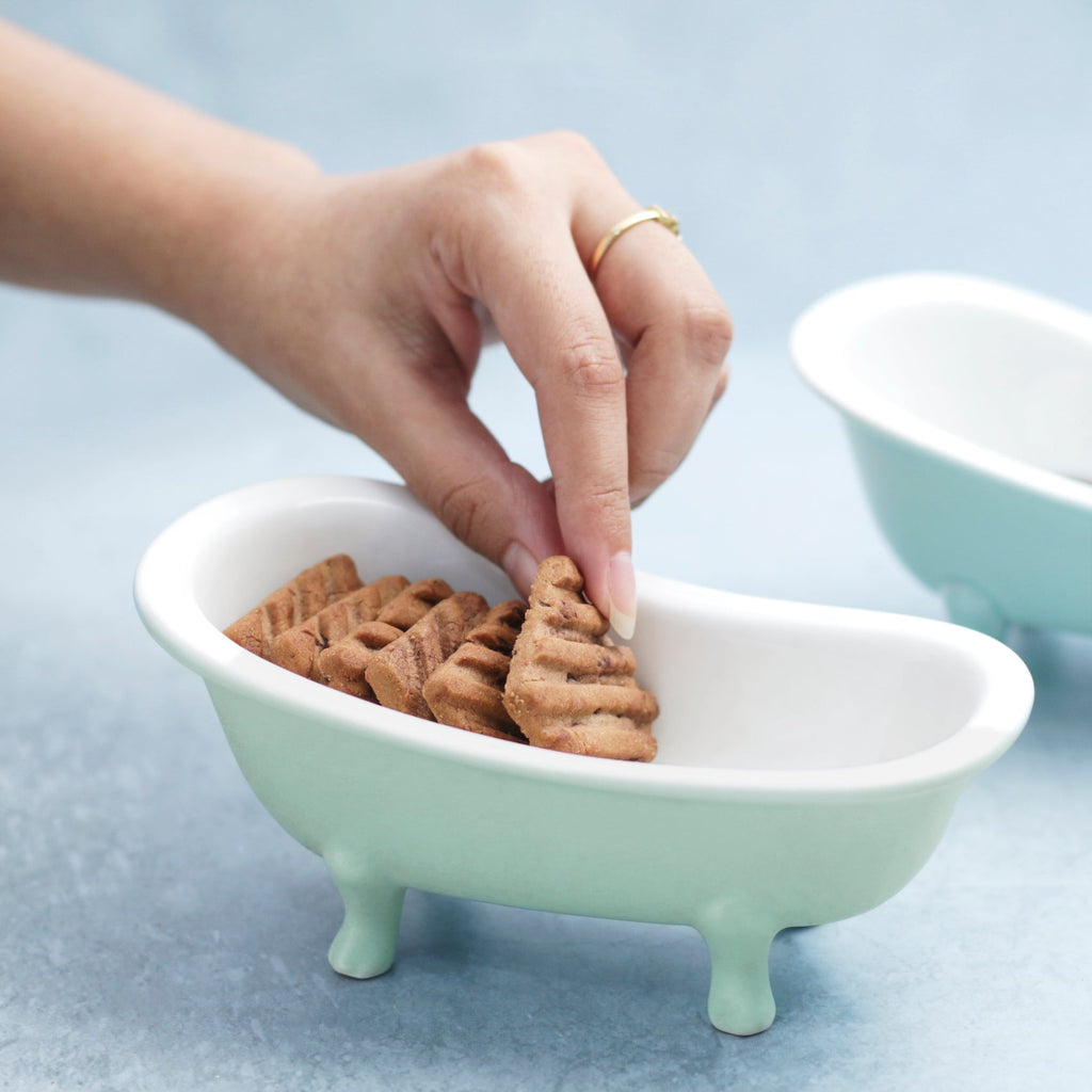 Blue Tub Ceramic Snack Bowl 200 ml Nestasia