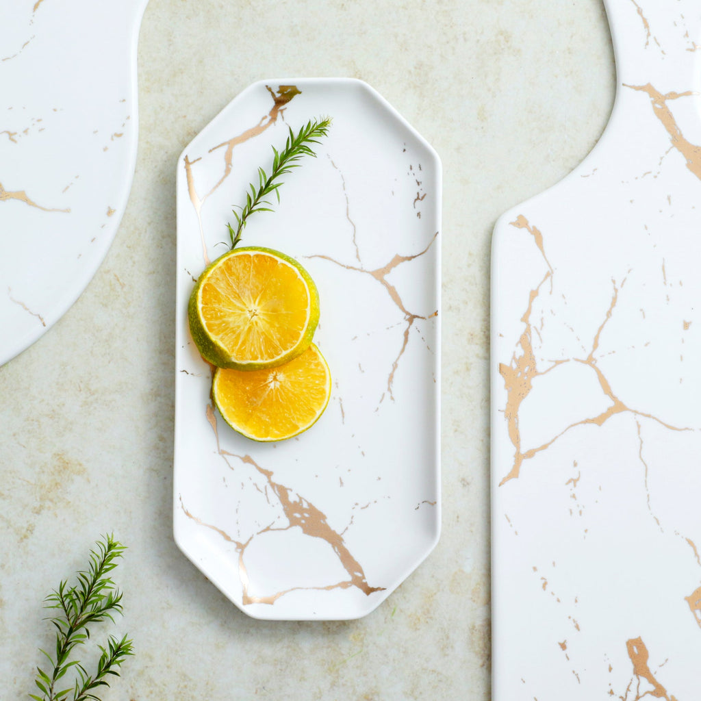Marble Long Plates Nestasia