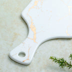 Marble Serving Platter White Nestasia
