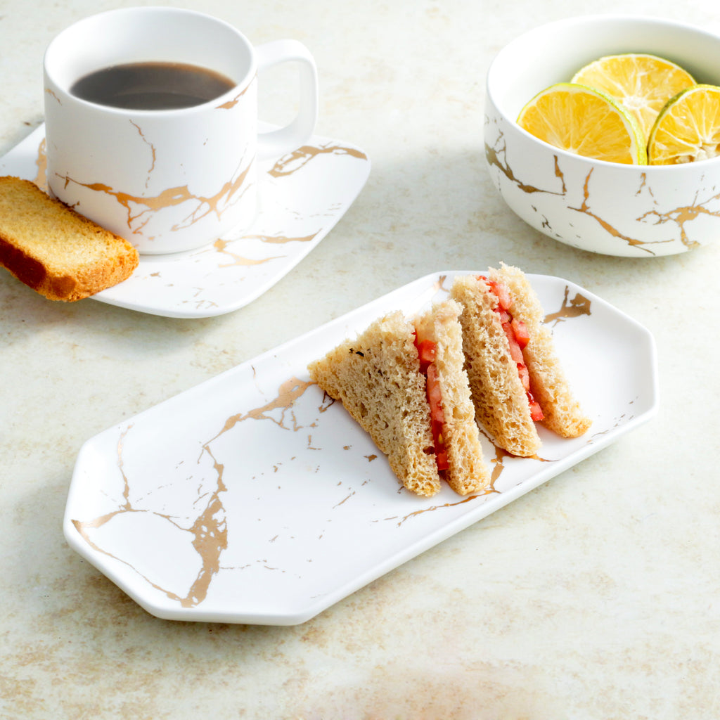 Marble Long Plates Nestasia