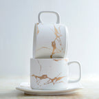 Marble Tea Cup and Saucer Nestasia