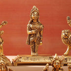 Brass Navdurga Idols Set (4.8 Inch) Vedansh Craft