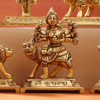 Brass Navdurga Idols Set (4.8 Inch) Vedansh Craft