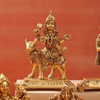 Brass Navdurga Idols Set (4.8 Inch) Vedansh Craft