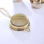 Brass Tea Strainer with Handle (9.5 Inch) Vedansh Craft