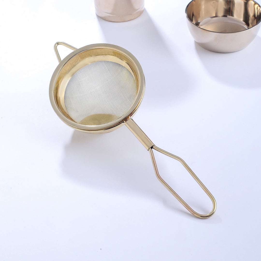 Brass Tea Strainer with Handle (9.5 Inch) Vedansh Craft