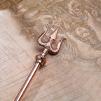 Copper Trishul | Handcrafted Symbol of Lord Shiva for Home & Temple Vedansh Craft