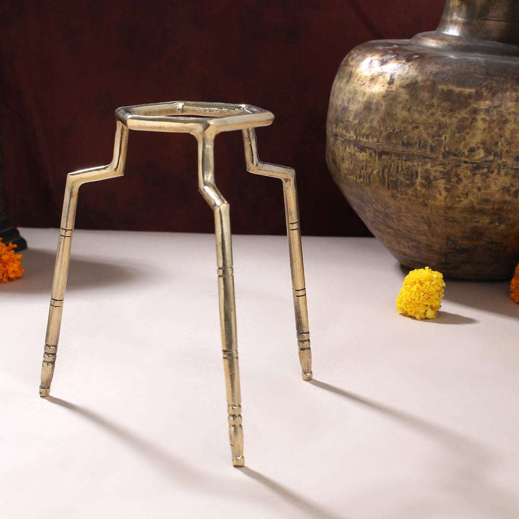 Brass Tipai Stand for Pooja & Decor Vedansh Craft