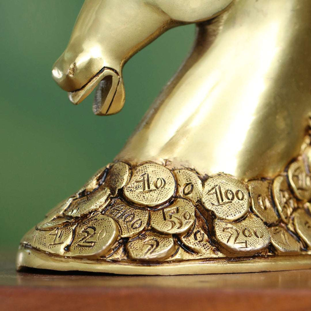 Brass Horse Head (7 Inch) Vedansh Craft