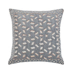 DECOMIZER Jacquard Geomteric Cushion Covers 24 Inch X 24 Inch Set Of 5 Ethnic Motifs 240 TC Cushion Covers,Design- Bricks,Color- Grey