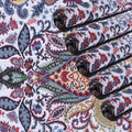PRAKARTIK BY INDUARTS Floral Living Eco-Friendly Cotton Dining Table mats – Reusable, Machine Washable, Everyday Use Multicolor Rectangular Placemats, Set of 6 (33x47 cm) Kafalo