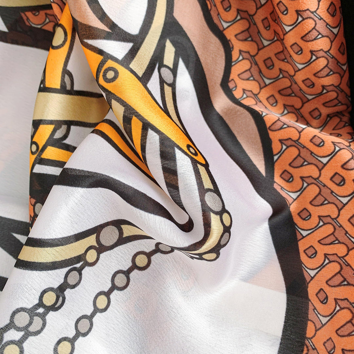 CrossKulture Printed Poly Silken feel Scarf Stole for Women | Stylish, Soft, & Lightweight | Satin Feel Neck, Hair, Head Scarf for Women (Colour_60)