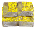 Lakshmi Maa Collection's Rumala Sahib Double Set Best Yellow Designer (4 PEC.)