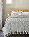 Sashaa World Zig Zag Super Soft & Breathable Cotton Throw Blanket | Throw Blanket for Living Room, Bed, Sofa & Chiar | Grey/Black Throw Blanket | 80 x 60 inch Kafalo
