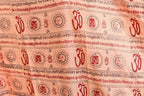 Exotic India Women's Polycotton Prayer Shawl with Printed Om and Gayatri Mantra Stole, Scarves For Pooja, Festive