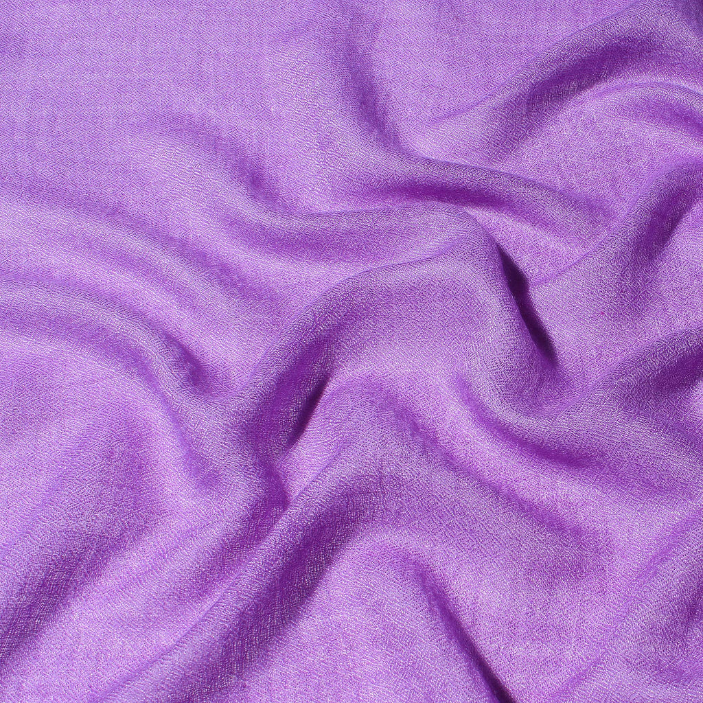 MUFFLY Fine Blended Ultra Soft & Warm Wool Silk Unisex Pashmina Shawl, Stole & Wrap with Hanger (Mouve)