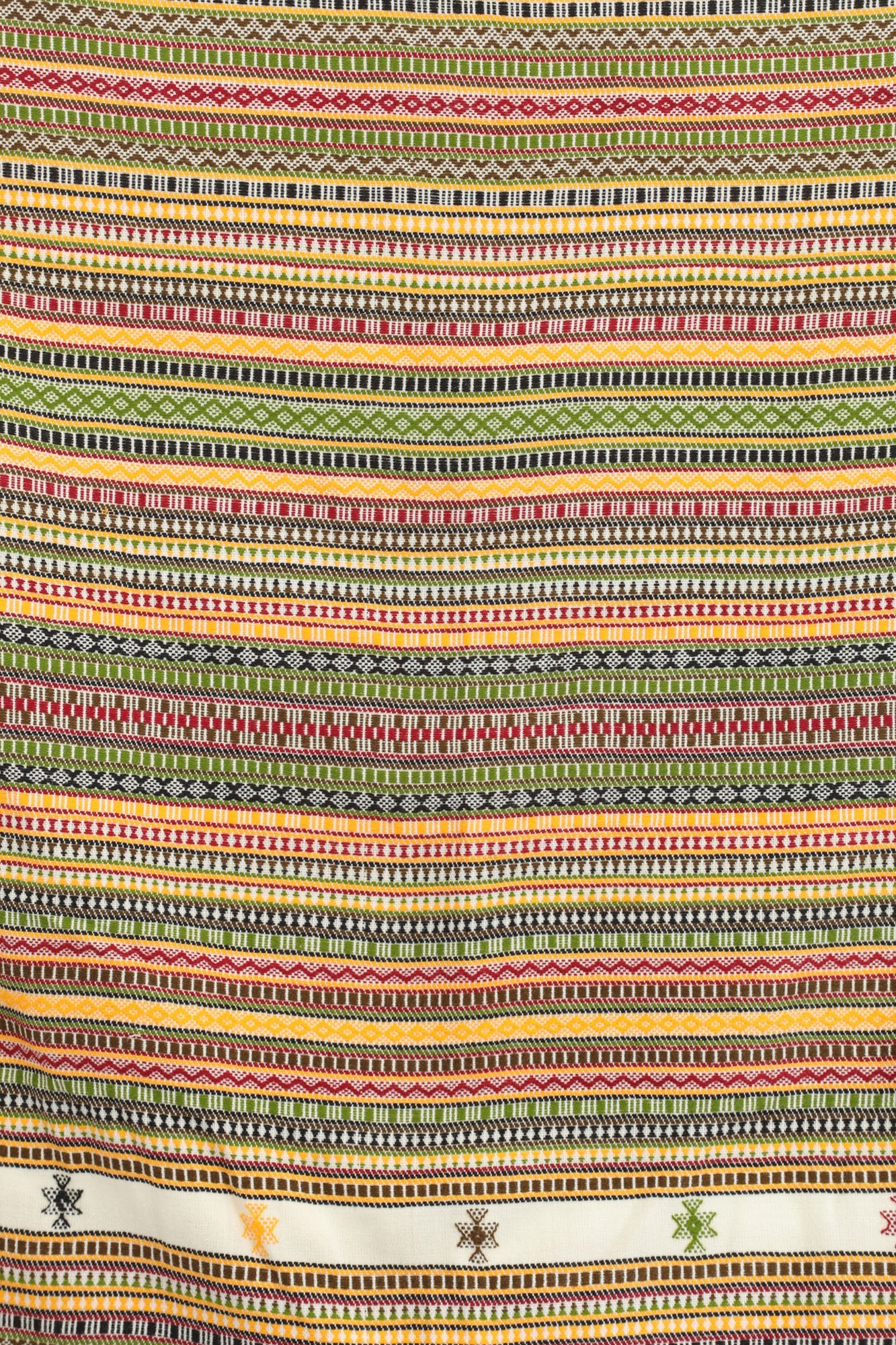 Exotic India Women's Kutch Wool Shawl (SHN85--amber)