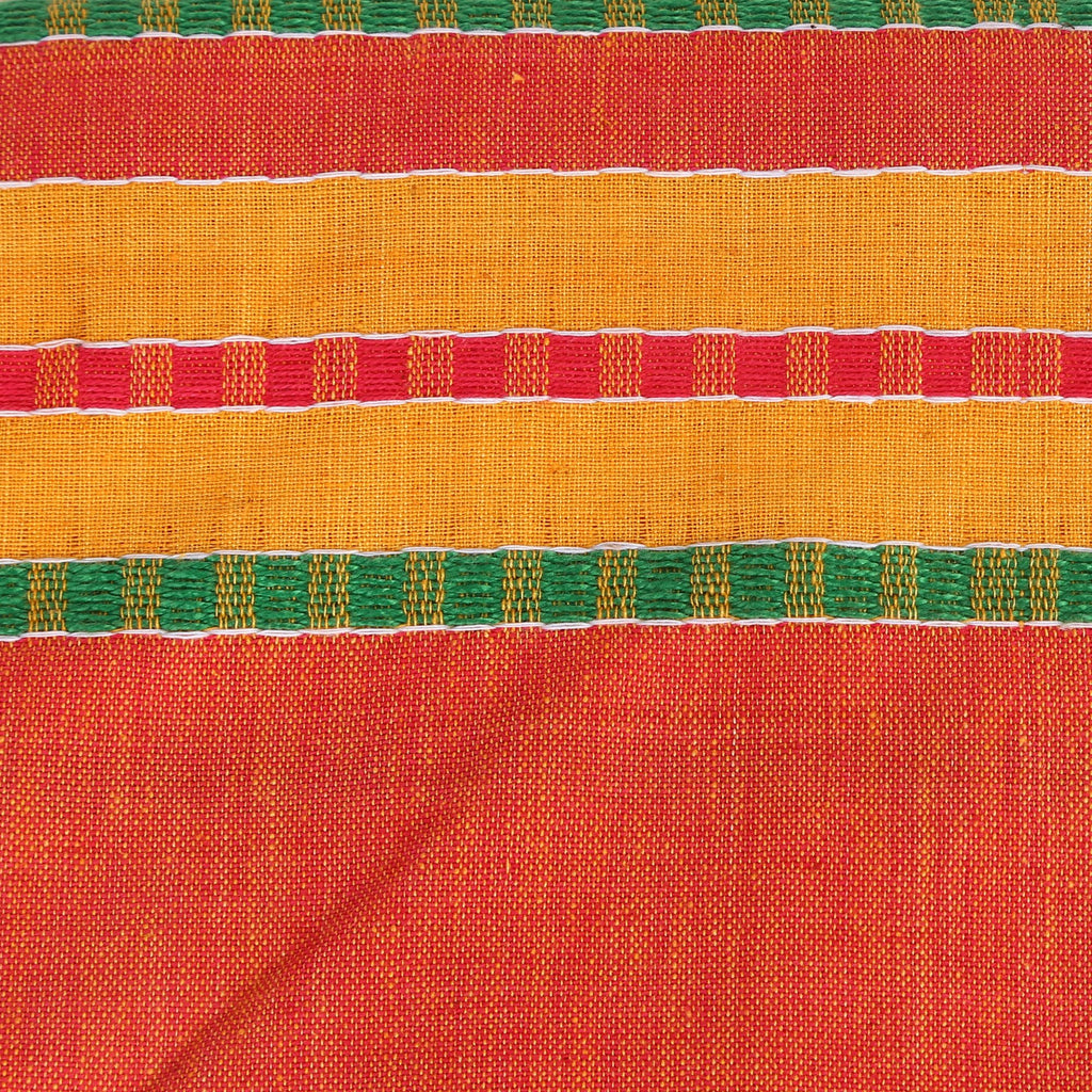 BOVZEN Women's Cotton Shawl Scarves (Vermillion, Free Size)