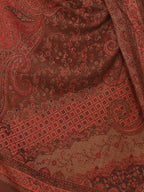 Pashtush Womens Jamawar Shawl Parent (Coffee)