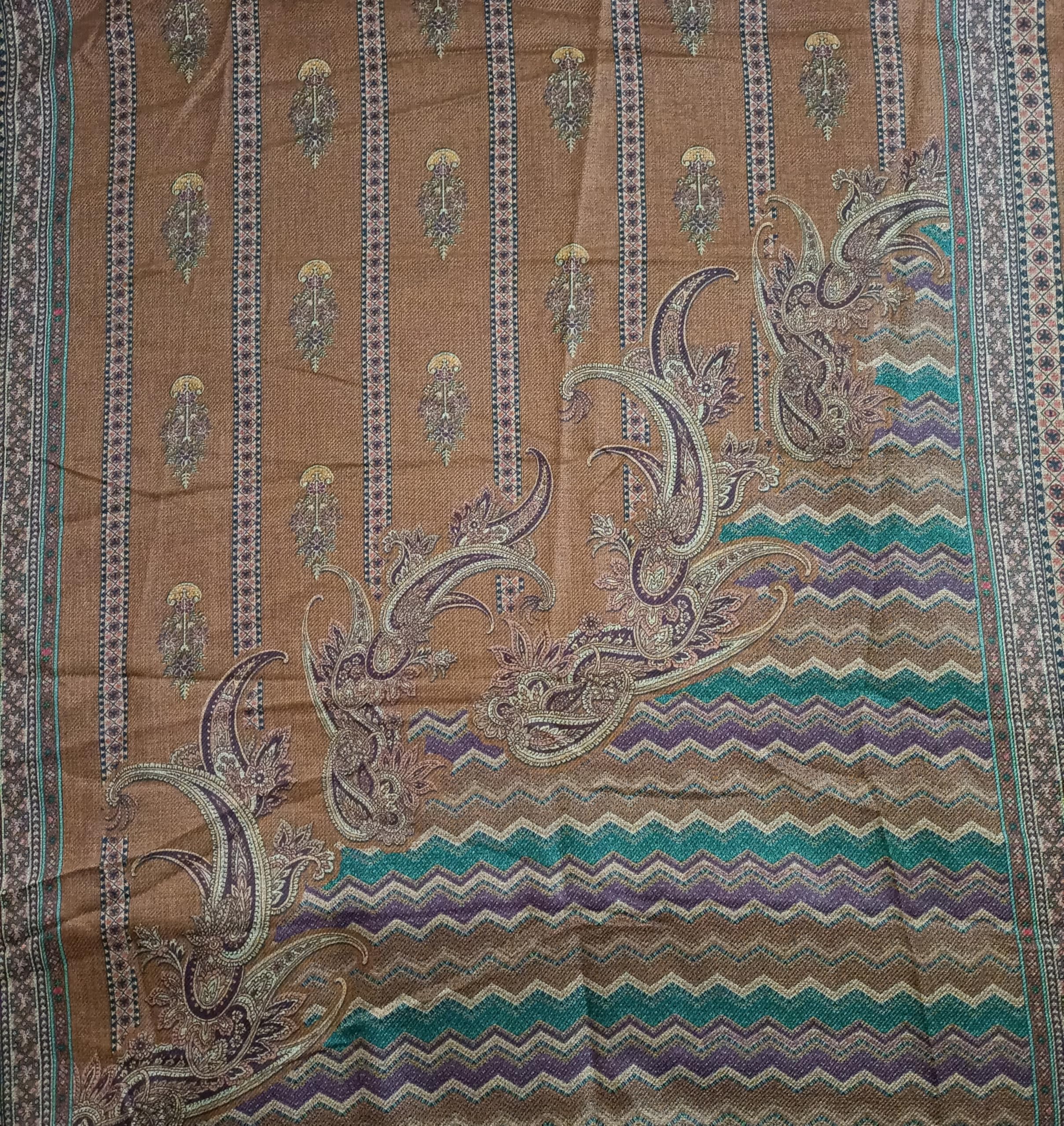 BBQSTYLE Women Pashmina Salwar Suit & Dress Material (Mustard)