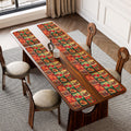 PRAKARTIK BY INDUARTS Tropical Eco-Friendly Cotton Dining Table mats – Reusable, Machine Washable, Everyday Use Multicolor Rectangular Placemats, Set of 8 (33x47 cm) Kafalo