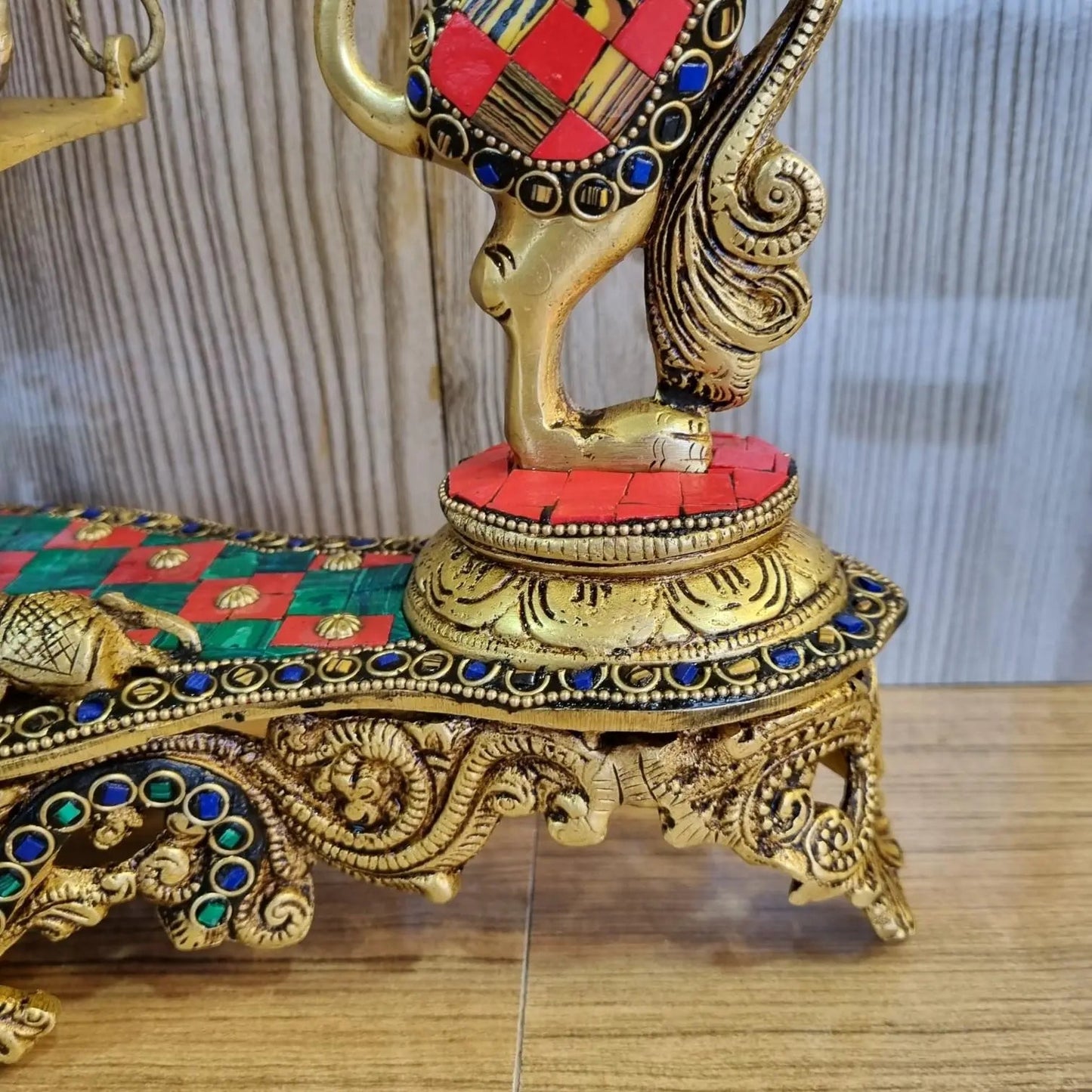 Brass Ganesh Jhula brass Statue decorative work - unique gift showpiece |Home decor|