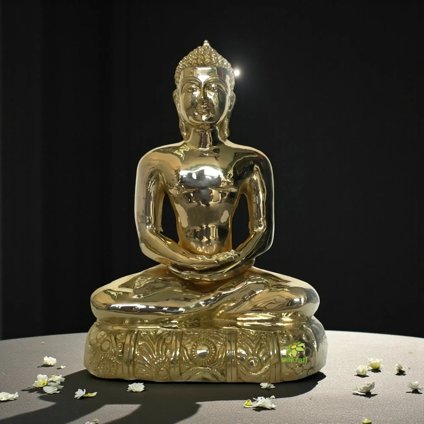 Lord Buddha sitting in meditating position brass statue