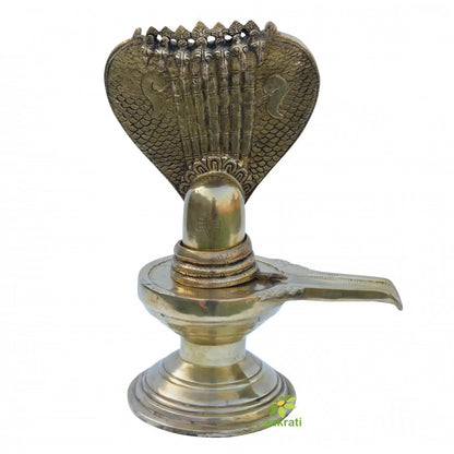Brass metal Shiv linga for pooja ghar/temple