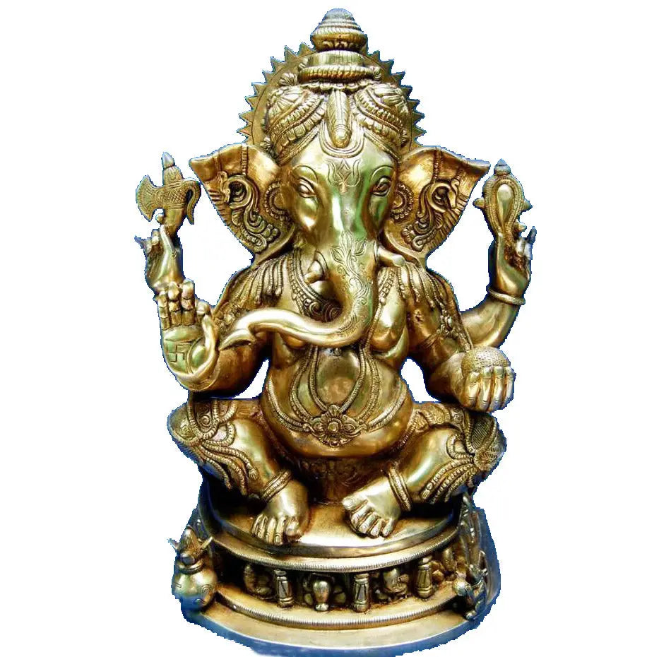 Lord Ganesha Brass made Statue