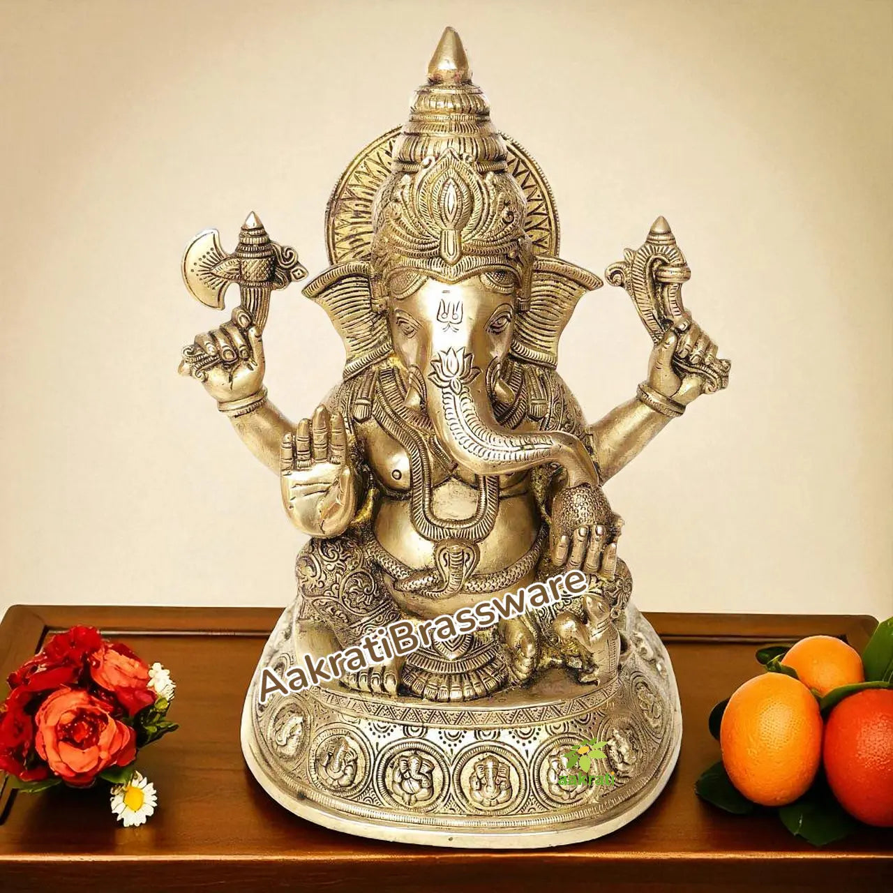 Lord Ganesha Brass made Statue by kafalo