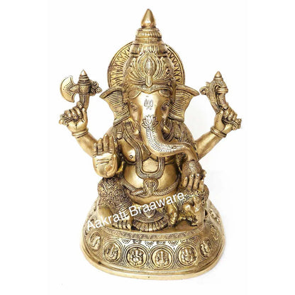 Lord Ganesha Brass made Statue by kafalo
