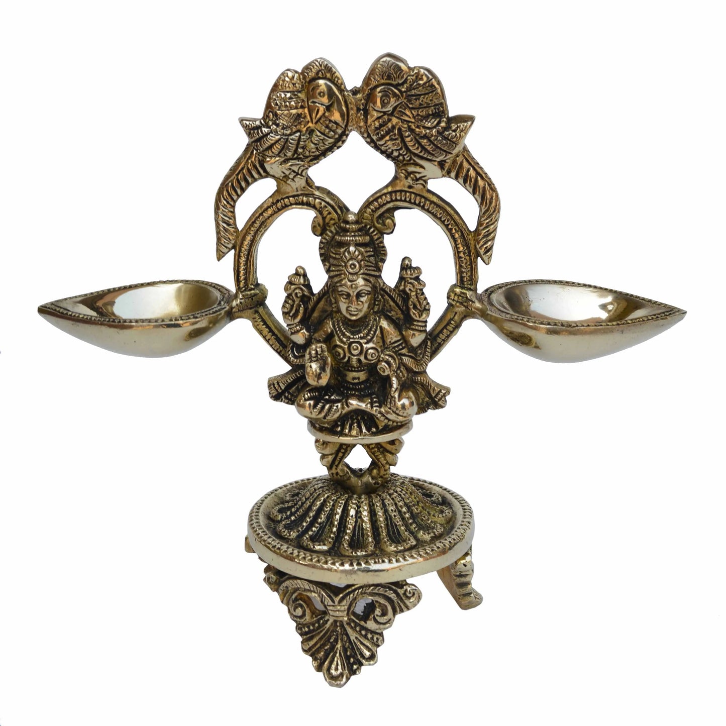 Goddess Laxmi brass made decorative pooja ghar/Home decor oil lamp/diya