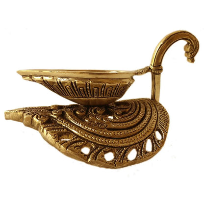 Brass Made decorative Pooja ghar Aarti oil lamp/Diya