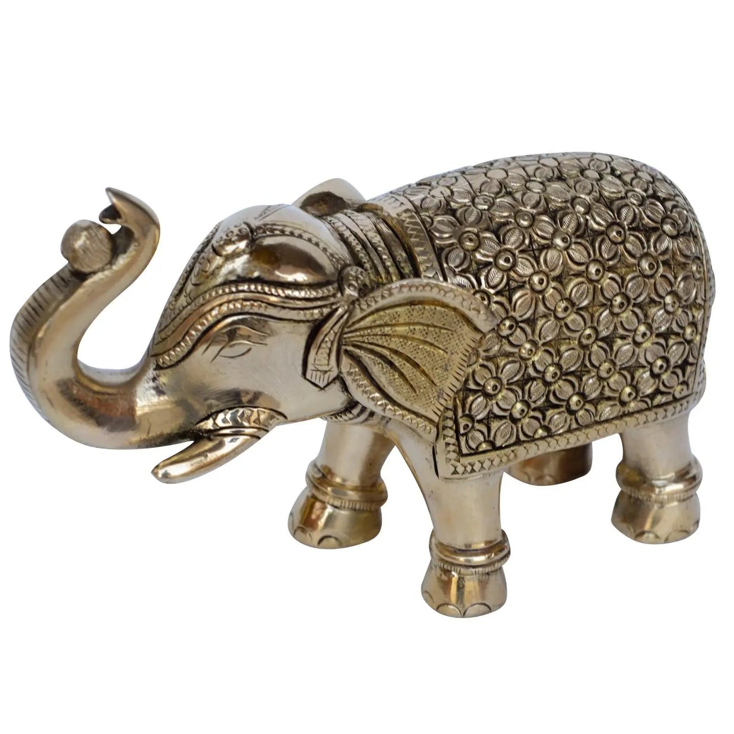 Brass Sculpture of elephant in antique finish for gift