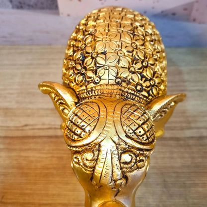 Brass Made hand carved decorative elephant figure for home/office decor