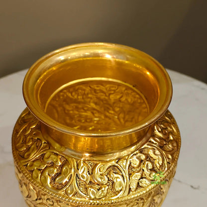 Divine Brass Tirupati Balaji Face Pooja Kalash