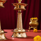 Brass Traditional Samai/Lamp Pair (11.5 Inch) Vedansh Craft