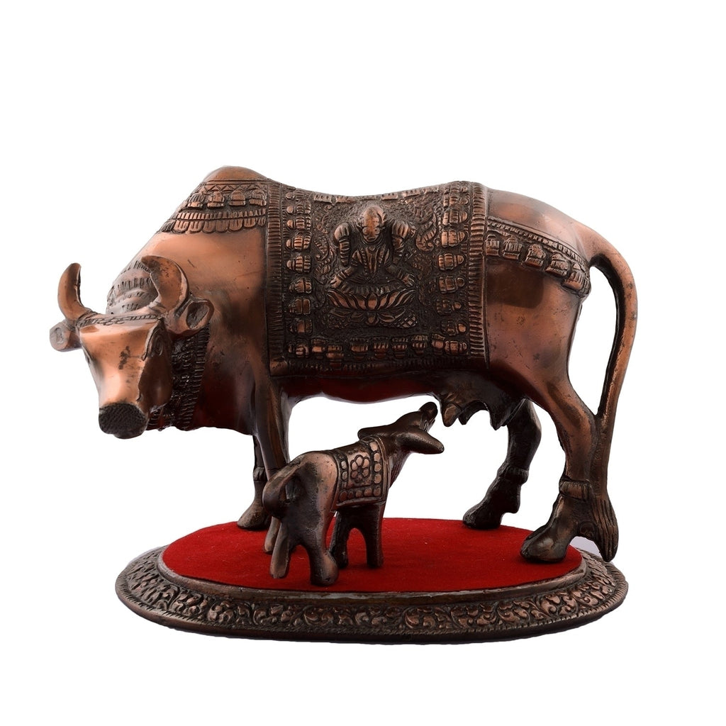 Kamdhenu Cow And Calf Calf Statue Animal Figurines Kafalo