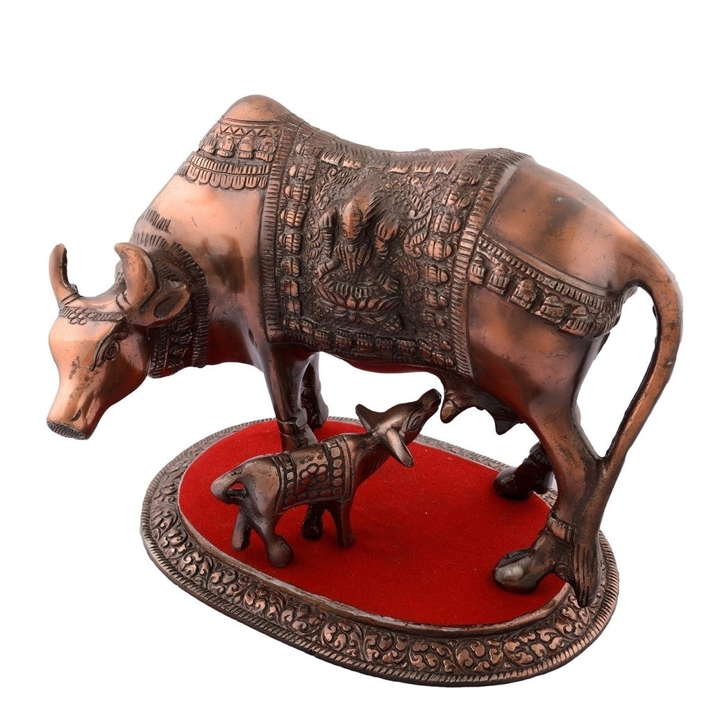 Kamdhenu Cow And Calf Calf Statue Animal Figurines Kafalo