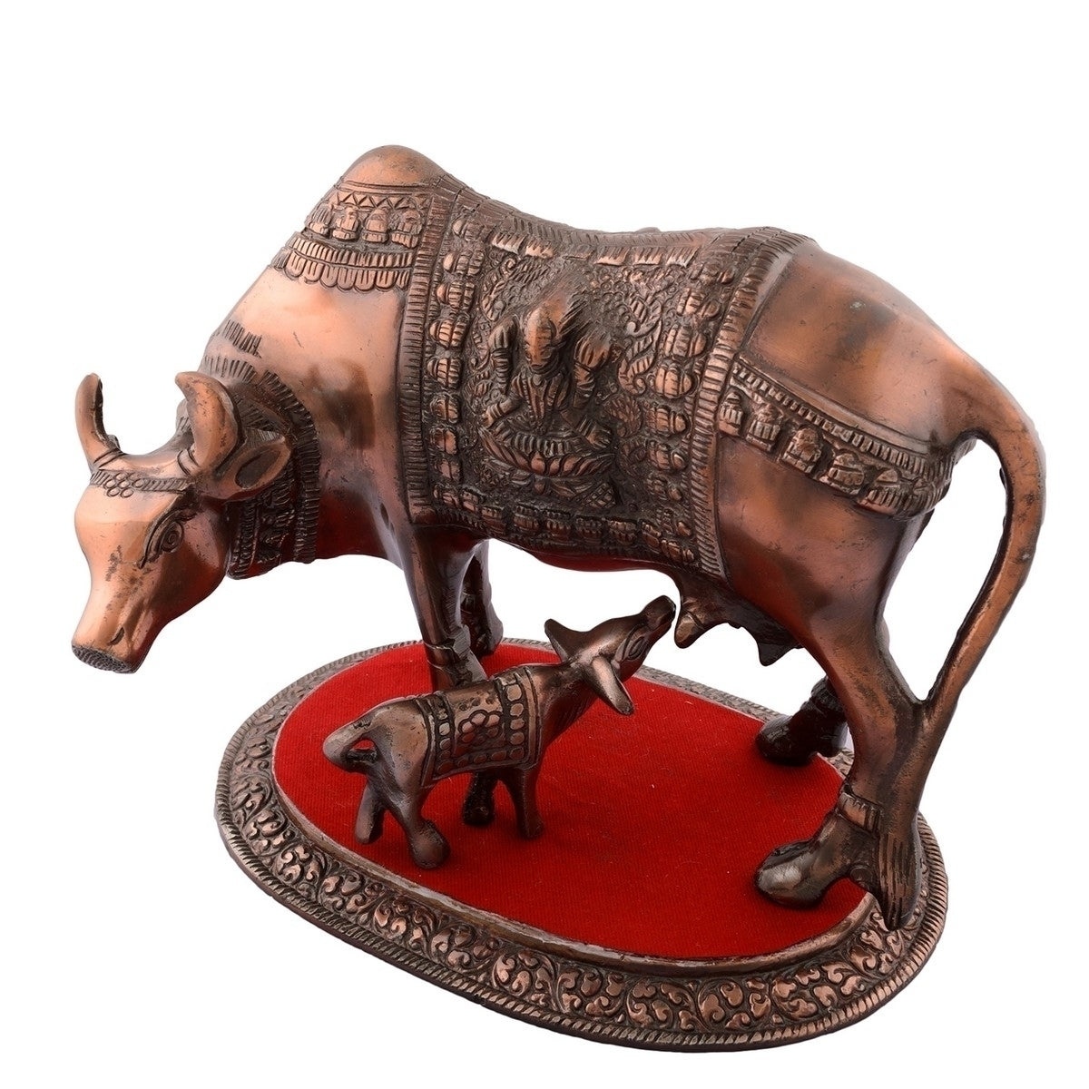 Kamdhenu Cow And Calf Calf Statue Animal Figurines Kafalo