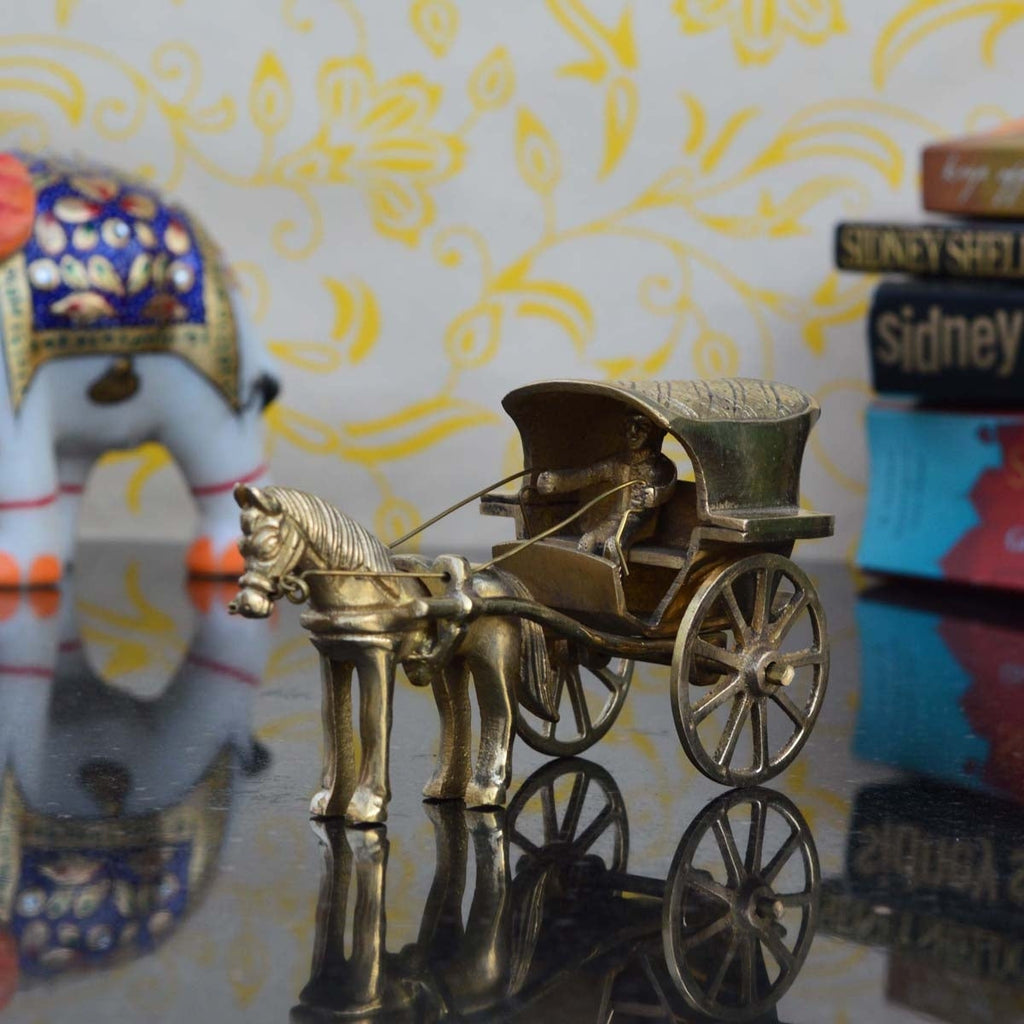 Metal Showpiece of Chariot Kafalo