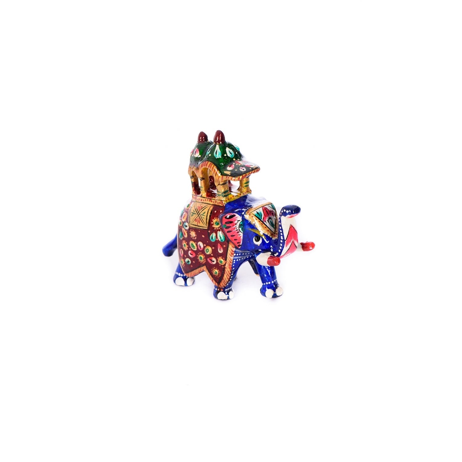 Meenakari Metal Ambabari Elephant Kafalo