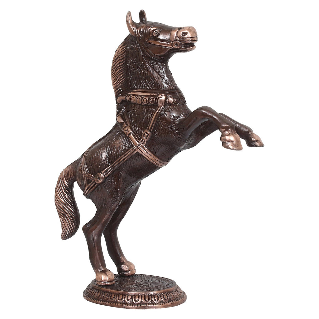 Decorative Jumping Horse Figurine Antique Showpiece Kafalo
