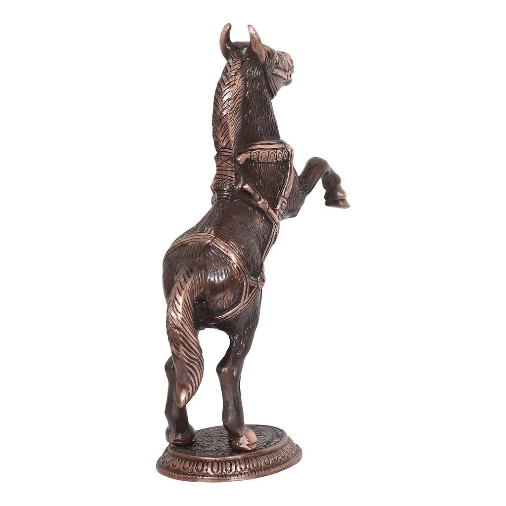 Decorative Jumping Horse Figurine Antique Showpiece Kafalo
