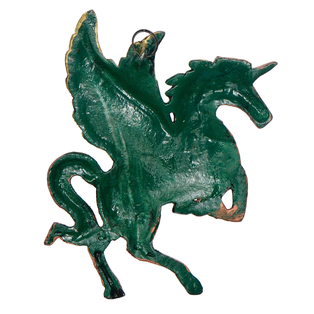 Decorative Flying Horse Metal Wall Hanging Showpiece Kafalo